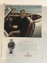 Omega Speedmaster Watch Print Ad Advertisement George Clooney pa12 - £3.94 GBP