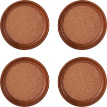 Kamenstein 4 Pc. Set, Natural Acacia Wood And Cork Stackable Coasters, Set Of 4. - $37.95