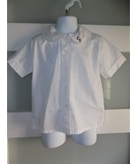 Universal School Uniform White Peter Pan Collar Short Sleeve Blouse Size... - $13.50