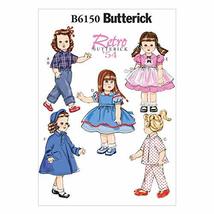 Butterick Patterns B6150 18-Inch Doll Clothes Sewing Template, One Size - $6.81