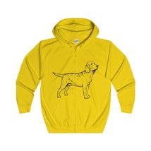 Labrador Retriever Hoodies, Unisex Full Zip Hoodie - £29.23 GBP