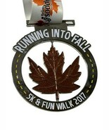 Running into Fall 5K &amp; Fun Walk 2017 Medal Las Vegas Zappos Spinning Med... - $610.05 MXN