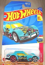 2022 Hot Wheels #148 HW Drift 1/5 DRIFTSTA Aqua w/Pink-White Pr5 Spoke Wheels - £6.10 GBP