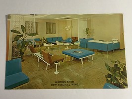 Vintage Mcm Unused Postcard New Surgical Waiting Room Excelsior Springs, Missour - £7.47 GBP