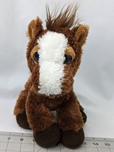 Aurora Dreamy Eyes Brown Horse Plush 10 Inch Stuffed Animal Toy - £6.73 GBP