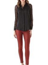 J BRAND Womens Jeans Coated Texture Skinny Burbou Red Size 30W 901I596 - £69.85 GBP