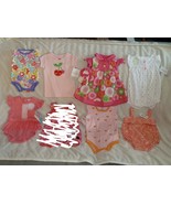 BABY GIRL CLOTHES LOT CARTERS GYMBOREE OLD NAVY NEWBORN 0-3 SUMMER REBOR... - £46.59 GBP