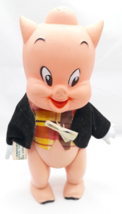 Porky Pig Figure Warner Bros Looney Tunes R Dakin Co Hong Kong  7&quot; - £11.96 GBP