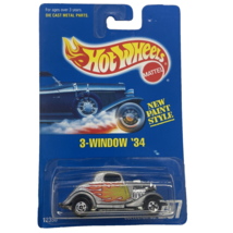 Hot Wheels 3-Window &#39;34 New Paint Style Diecast - £4.05 GBP