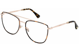 JIMMY CHOO JC250 006J 00 Gold Havana / Clear 55mm Eyeglasses New Authentic - £50.84 GBP