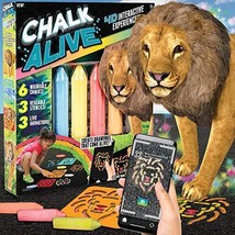 Chalk Alive by Horizon Group USA Augmented Reality Chalk Art Comes w/Stencils - £11.86 GBP