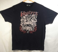 Hooters Ride Hard Biker T Shirt Riding Club Motorcycle size Large  - £15.00 GBP