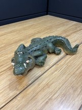 Vintage Silly Gator Alligator Heavy Figurine Resin KG JD - $34.65