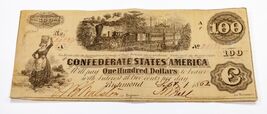 1862 Confederate States Note Very Fine T-39 - $268.80