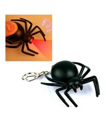 LED SPIDER KEYCHAIN with Light and Sound Fun Insect Animal Noise Key Cha... - $113.26 MXN