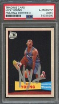2007-08 Topps #126 Nick Young Signed Rookie Card AUTO PSA Slabbed - £62.92 GBP