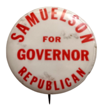 Don Samuelson for Idaho Governor Republican Pinback Button 1 1/4&quot; - $6.29