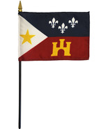 Acadiana - 4"X6" Stick Flag - $4.79 CAD Acadiana - 4"X6" Stick Flag - $4.79 CAD