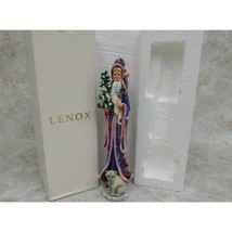 Lenox Vintage 2000 Pencil Santa Claus Handcrafted Christmas 13&quot; Tall With Carton - £23.48 GBP