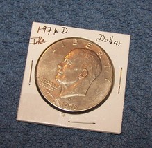1976D Eisenhower Ike One Dollar Metal Coin-Liberty Bell Back-Lot 4 - £10.89 GBP
