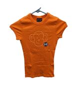Vintage Y2K Aeropostale Orange Slim Fit Cotton Monkey T Shirt Top Extra ... - $99.99
