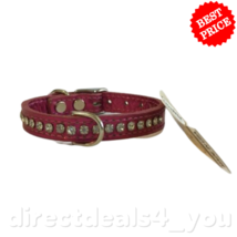 *NEW* OmniPet Signature Leather Crystal Dog Collar 12&#39;&#39; - £12.21 GBP