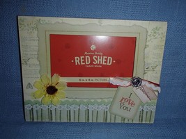 Picture Frame Premium Quality Red Shed 6&quot; x 4&quot;, &quot;Grandma, I Love You&quot;, NEW - £3.91 GBP