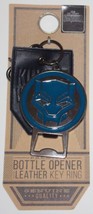 Marvel Comics Black Panther Logo Leather Key Ring and Bottle Opener NEW ... - £11.32 GBP