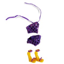 Bratz Bratzillaz Midnight Beach Yasmina Clairvoya Purple Sequin Swimsuit Sandals - £18.95 GBP
