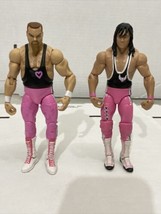 WWE Elite Hart Foundation Jim Anvil Neidhart Bret Hit Man Hart Series 43 Tag - £29.37 GBP