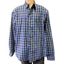 Lucky Brand Men&#39;s Blue Long Sleeve Slim/Button Up Size XL SKU 2661 - $18.75