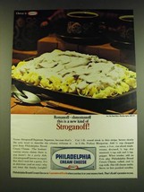 1966 Kraft Philadelphia Cream Cheese Ad - Romanoff - shmomanoff - $18.49