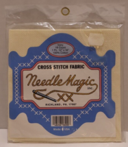 Needle Magic Cross Stitch Fabric Ivory 18 count 12x18 100% Cotton - $4.90