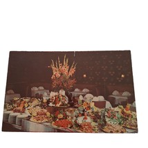 Postcard Stockholm Restaurant New York Table of Food Chrome Unposted - $6.92