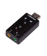 New Usb 2.0 External 7.1 Channel 3D Virtual Audio Sound Card Adapter Pc ... - $12.99