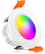Ygs-Tech Smart 2&quot; Led Recessed Lighting Rgb Wifi Downlight, 5W Alexa And... - $47.95 CAD