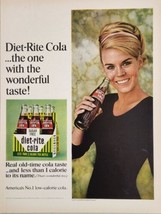 1962 Print Ad Diet-Rite Cola 6 Pack of Bottles Ballet Dancer Tanya Morgan - £13.60 GBP