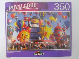 Puzzlebug 350 Pcs Fun Puzzle 18"x11" Colorful Fun Shaped Hot Air Balloons Age 9+ - £6.19 GBP