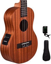 Kadence Concert Ukulele - Mahogany Wooden Ukulele For Beginners (Electro... - $72.95
