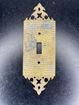 Vintage Single Brass Face Plate Cover For Light Switch - $25.00