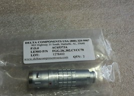 LEMO FGG-2K-302-CLCC-70 PUSH PULL CONNECTOR  FIXED COUPLER NEW $99EA - $1,361.49 MXN