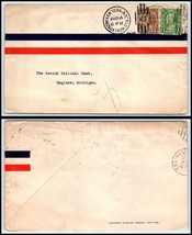 1930s US Air Mail Cover - New York, NY to Saginaw, MI J4 - £2.36 GBP