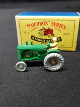 Matchbox Series A Moko Lesney No. 4 Massey Harris Tractor with Box - $12.46