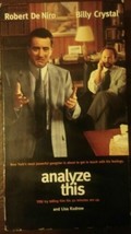 Analyze This (VHS, 1999) - £2.87 GBP