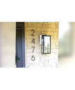 62 5 Inch Black Modern House Numbers For Exterior Outside Address Floati... - $89.93 MXN+