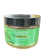 Bath &amp; Body Works Eucalyptus + Spearmint Sugar Body Scrub 13 Fl Oz NEW N... - $25.00