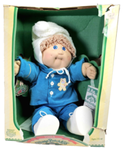 Vintage 1984 Original Cabbage Patch Blue Eye Blonde Hair COLECO Barton Herbie - £79.92 GBP