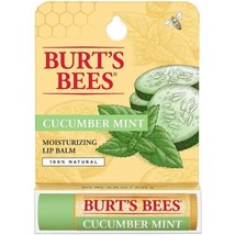 Burt&#39;s Bees Cucumber Mint Lip Balm, 1-Pack, 0.15 oz. - £7.18 GBP