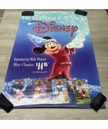 vintage 1988 Walt Disney Mini Classics VHS Release Poster Mickey Mouse 4... - $19.80