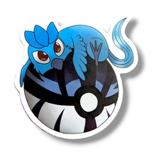 Pokemon Matte Vinyl Sticker: Articuno with Pokeball 2.5 in. - £3.65 GBP